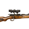  WW2 German K98 Matching 1944 Bolt-Action Caliber 8mm Sniper Rifle By JP Sauer & Sohn With gw ZF4 KZF Sniper Scope & Swept Back Mount