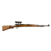  WW2 German K98 Matching 1944 Bolt-Action Caliber 8mm Sniper Rifle By JP Sauer & Sohn With gw ZF4 KZF Sniper Scope & Swept Back Mount