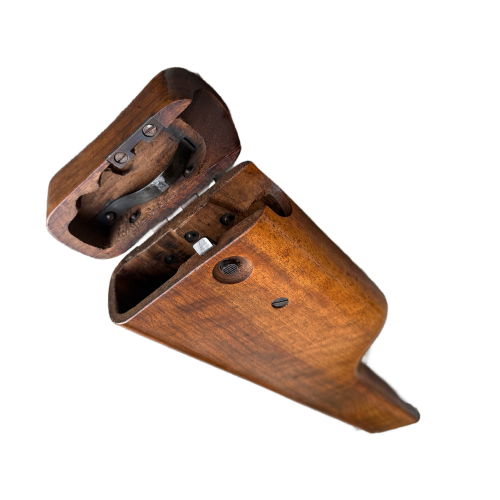 WW1 German Waffenfabrik Mauser C96 Red 9 Broomhandle 9mm Pistol with Wooden Shoulder Stock/Holster (Original) - Photo 8