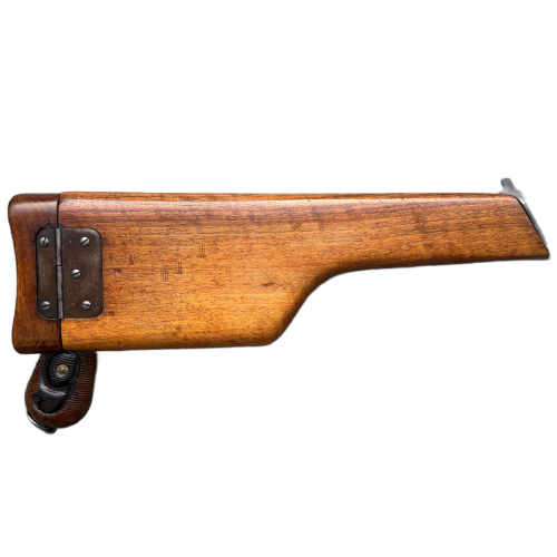 WW1 German Waffenfabrik Mauser C96 Red 9 Broomhandle 9mm Pistol with Wooden Shoulder Stock/Holster (Original) - Photo 12