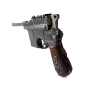 WW1 German Waffenfabrik Mauser C96 Red 9 Broomhandle 9mm Pistol with Wooden Shoulder Stock/Holster (Original) - Photo 18
