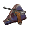 WW2 Original Japanese Nagoya Type 14 Nambu Matching Caliber 8mm Pistol Rig for Sale