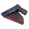 WW2 German Nazi Issue 9mm FN Browning HI-Power Caliber 9mm Pistol with Marked Leather Holster Rig (Original) - Photo 9
