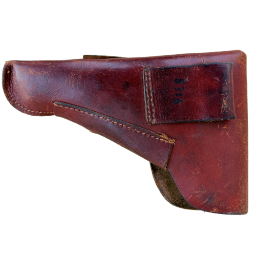 WW2 German Nazi Issue 9mm FN Browning HI-Power Caliber 9mm Pistol with Marked Leather Holster Rig (Original) - Photo 10