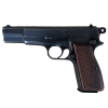 WW2 German Issue 9mm Browning HI-Power Caliber 9mm Pistol with Marked Leather Holster