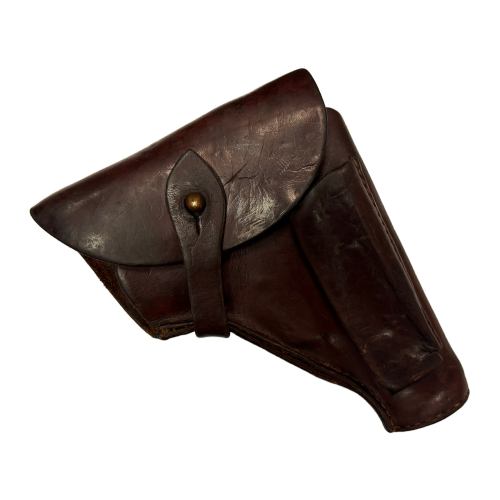 Japanese Late War Type 94 Nambu Pistol with Leather Holster 