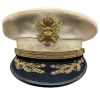 WW2 & Korean War US Army Brigadier General  L. Holems Ginn Jr. Officer Visor Cap