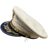 WW2 & Korean War US Army Brigadier General  L. Holems Ginn Jr. Officer Visor Cap