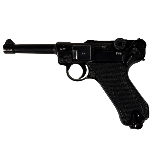 WW2 German P.08 byf 41 Black Widow Luger Pistol Dated 1941 with 2 fxo Magazines & Holster Rig & Tool