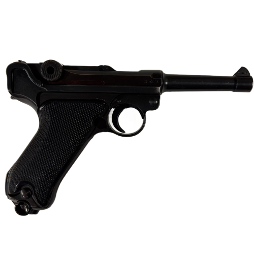 German P.08 byf 41 Black Widow Luger Pistol Dated 1941 with 2 fxo Magazines & Holster Rig & Tool