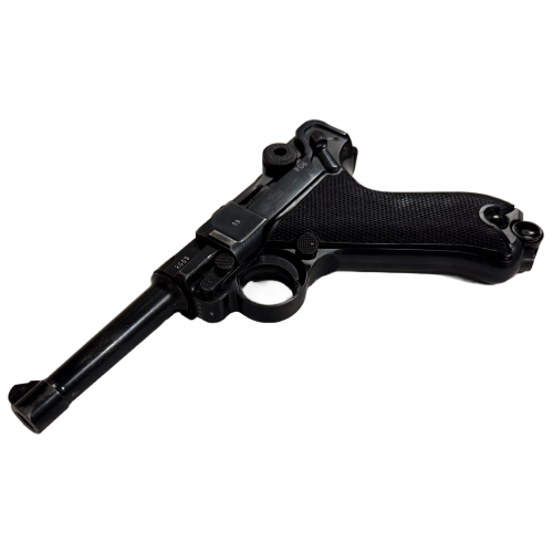 WW2 German Matching P.08 byf 41 Black Widow Luger Pistol Dated 1941 with 2 fxo Magazines & Holster Rig & Tool (Original) - Photo 4