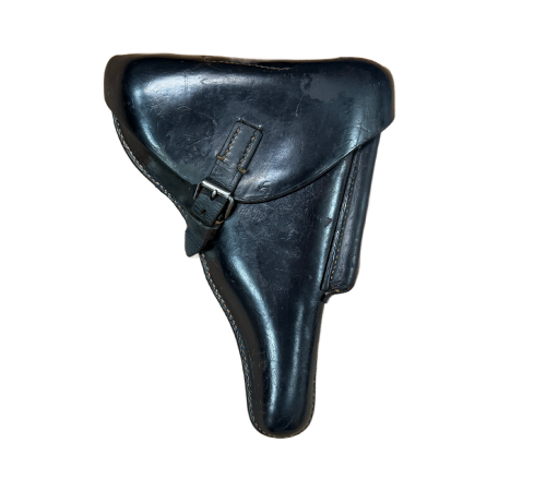 German 1938 P.08 Hardshell Luger Holster with Straps & Buckle