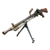 Original British Bren MkI Display Light Machine Gun with Live Barrel & Magazine