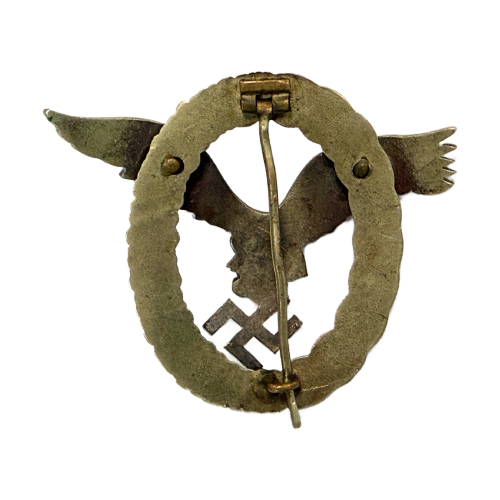 WW2 German Luftwaffe Pilot's Badge (Luftwaffen-Flugzeugführerabzeichen) By Friedrich Linden