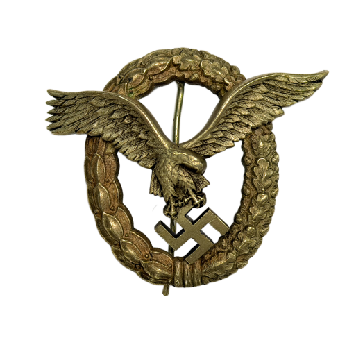 WW2 German Luftwaffe Pilot's Badge (Luftwaffen-Flugzeugführerabzeichen) By Friedrich Linden.  (Original) - Photo 4