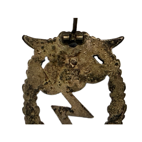 German Luftwaffe Ground Assault Badge By G.H. Osang in Dresden