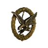 Original German Luftwaffe Radio Operator Air Gunner Badge By C.E. Juncker 