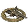 Original German Luftwaffe Radio Operator Air Gunner Badge By C.E. Juncker 