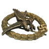 WW2 German Luftwaffe Radio Operator Air Gunner Badge By C.E. Juncker 