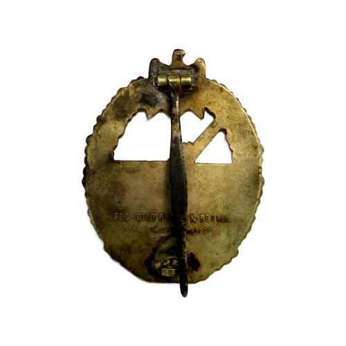 WW2 German Kriegsmarine Coastal Artillery Badge By C.E. Juncker
