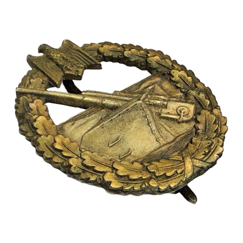 WW2 German Kriegsmarine Coastal Artillery Badge By C.E. Juncker (Original) - Photo 5