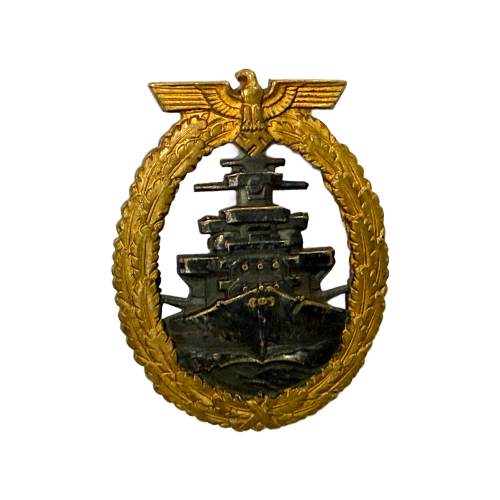 Original German Kreigsmarine High Seas Fleet Badge By Schwerin 