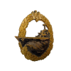 WW2 Original German Kreigsmarine Destroyer Badge By Schwerin 
