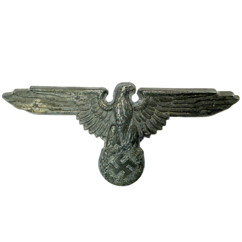 Original German Waffen SS Visor Cap Eagle Marked SS 475/42 RZM By Ferdinand Wagner