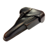 Wartime German P.38 Pistol jmo 1944 WaA204, P38 Marked Hard-Shell Brown Leather Holster 