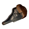 Original German P.38 Pistol jmo 1944 WaA204,  Hard-Shell Brown Leather Holster 