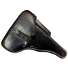 Wartime German P.38 Pistol jmo 1944 WaA204, P38 Marked Hard-Shell Brown Leather Holster for Sale