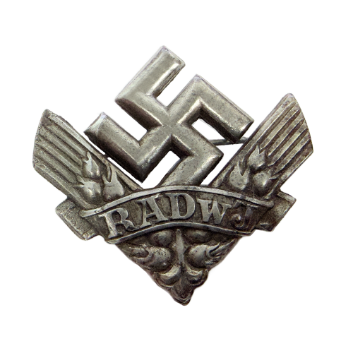  WW2 German RADwJ War Helper's Service Badge (Kriegshilfsdienst Abzeichen) 
