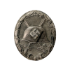 WW2 Original German Wound Badge In Silver by Hauptmunzamt Wien