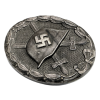 WW2 German Wound Badge In Silver by Hauptmunzamt Wien