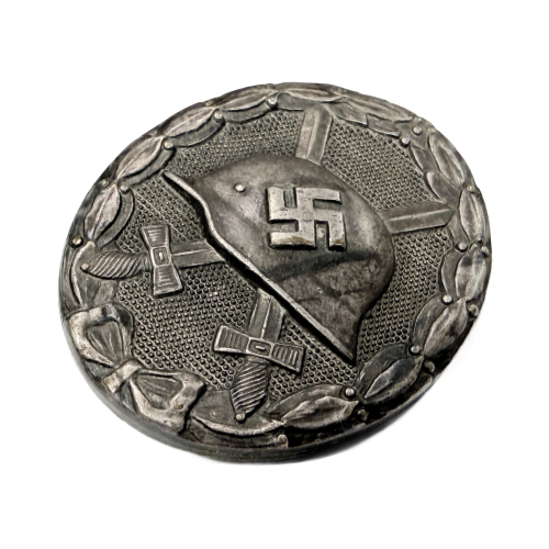 WW2 German Wound Badge In Silver by Hauptmunzamt Wien (Original) - Photo 4