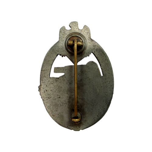 WW2 German Panzer Assault Tank Badge by Hermann Aurich in Bronze Grade