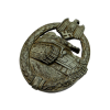 WW2 German Panzer Assault Tank Badge by Hermann Aurich in Bronze Grade (Original) - Photo 3