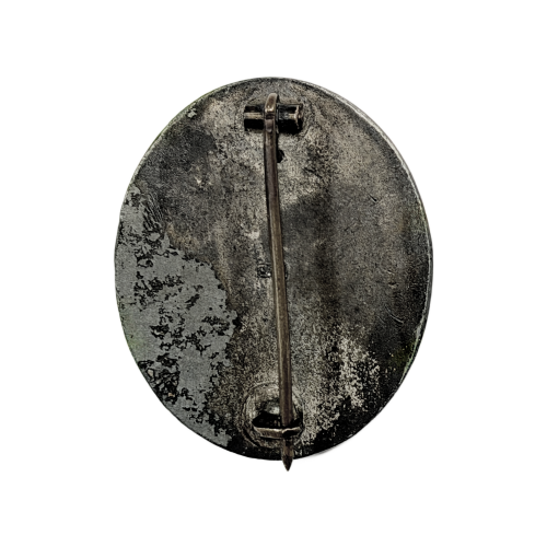 WW2 German 1939 Wound Badge In Silver Marked L/53 by Hymmen & Co. of Lüdenscheid 