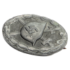 WW2 Original German 1939 Wound Badge In Silver Marked L/53 by Hymmen & Co. of Lüdenscheid 