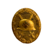 Original WW2 German Wound Badge In Gold by Hauptmunzamt Wien 