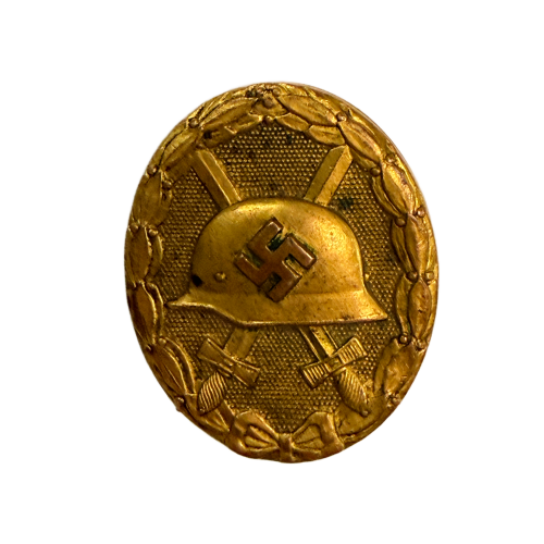 Original WW2 German Wound Badge In Gold by Hauptmunzamt Wien 