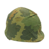 Original Vietnam War US M1 Army Infantry Combat Helmet W/ Steinberg Liner and Mitchell Camo Cover