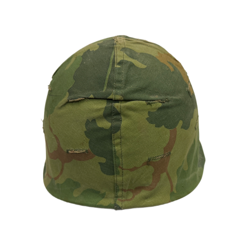 Vietnam War US M1 Army Infantry Combat Helmet W/ Steinberg Liner and Mitchell Camo Cover (Original) - Photo 5