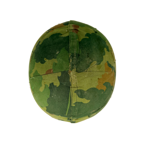 Vietnam War US M1 Army Infantry Combat Helmet W/ Steinberg Liner and Mitchell Camo Cover (Original) - Photo 6