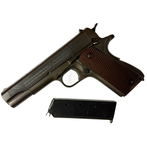 WW2 US Army Colt M1911a1 1944 Cal.45 acp Matching Semi-Auto Service Pistol (Original) - Photo 7