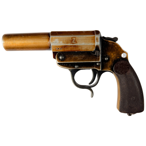 WW2 Original German Erma-Erfurt 1938 LP34 Kampsfpistole Z Signal Flare Pistol by Erma-Erfurt
