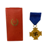 Third Reich German 40 Year National Faithful Service Medal with Case 