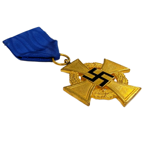 Original German 40 Year National Faithful Service Medal with Case 