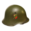 WW2 Bulgarian M36 Steel Helmet in Original Pre-war Paint with Leather Liner