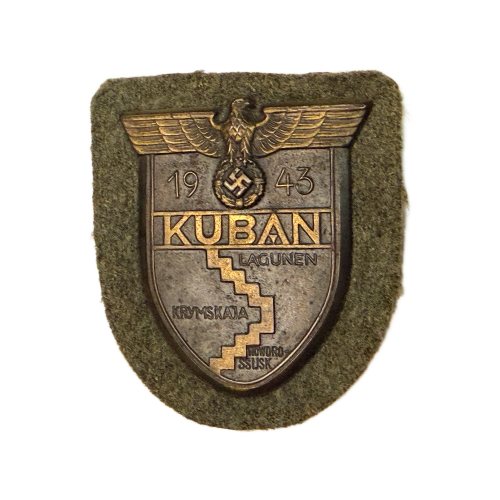 WW2 Third Reich German Kuban Shield Heer Issue for Sale
